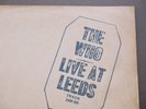 THE WHO LIVE AT LEEDS 1st Press BLACK Sharp ANGLE PRINT UK  12 Insert UNPLAYED
