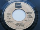 THE BEATLES   ITALIAN  JUKE BOX ONLY   APPLE 45   GET BACK   PROMO