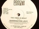 LEVY, Barrington - The Vibes Is Right - Vinyl (12