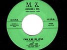 CONNECTICUT DOOWOP-LARRY LEE-CAN I BE IN LOVE/STOLEN LOVE-M.Z. 109