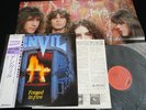 ANVIL - FORGED IN FIRE - w/poster JAPAN VINYL LP OBI 28MM 0254 EX-/EX