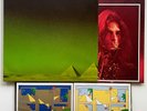 Vtg 70s PINK FLOYD Vinyl DARK SIDE OF THE MOON w\ 2 POSTERS + STICKER Vinyl NM