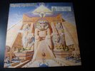 IRON MAIDEN POWERSLAVE LP RECORD GERMANY WITH GERMAN TOUR HYPE STICKER