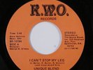 Modern Soul Boogie 45 UNIQUE BLEND I Can't Stop My Leg K.W.O. HEAR c