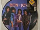 BON JOVI / Slippery When Wet /  Picture Disc W/ Hype Sticker / Vinyl LP / NM/VG