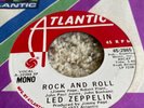 Possibly Unplayed Mono/Stereo DJ Promo Led Zeppelin Rock And Roll 45