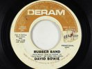 Rock 45 - David Bowie - Rubber Band - Deram - promo