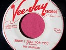 THE SPANIELS  Since I Fell for You / Baby Come Along -clean Promo 45 Vee-Jay 202