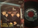 THE BEATLES - I FEEL FINE / KANSAS CITY Italy Parlophon Qmsp 16372 green Label