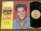 Elvis Presley Pot Luck with Elvis LP Shrink EX/NM RARE TAN LABEL LSP-2523 Vinyl