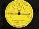 Johnny Cash & The Tennessee Two - Sun 295 - 78 RPM “Come In Stranger” Killer