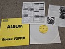 FLIPPER Generic Album FIRST PRESS Subterranean Records 1982 INSERT rare punk oi