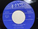 Group 45 Rpm By The Valentines On Rama #181 I Love You Darling/Hand Me Down Love