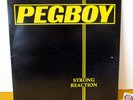PEGBOY – Strong Reaction LP 1991 1st Press w/ Insert • Punk Vinyl Emo Hardcore