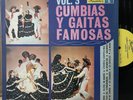 CUMBIAS Y GAITAS FAMOSAS VOL 3 Various 1967 LP COLOMBIA rare acordeon Fuentes