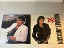 MICHAEL JACKSON LP Vinyl THRILLER & BAD - Epic 38112 40600