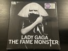 LADY GAGA The Fame Monster Silver & Coke Bottle Clear Colored Vinyl 3LP IN HAND