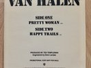 Van Halen - Pretty Woman/Happy Trails Promo Promotional 12