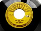 CARL PERKINS: Blue Suede Shoes US SUN 234 Orig Rockabilly  -  EX+ 45 RPM RECORD