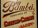 Cheech and Chong - Big Bambu - 1972 LP With ROLLING PAPER Record Album Vinyl