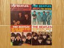 The Beatles 45 rpm vinyl records with picture sleeves lot