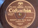 Columbia 14222D Barbecue Bob MISSISSIPPI HEAVY WATER BLUES 1927 78 rpm HEAR