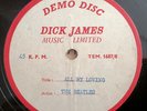 THE BEATLES ALL MY LOVING -  UK DICK JAMES 7