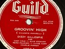 Dizzy Gillespie Charlie Parker Groovin' High/Blue'N Boogie GUILD 1001 78RPM RARE