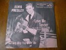 ELVIS 45 RECORD PS / LOVE ME TENDER / TEDDY BEAR / SILVER LINE / PINK SLEEVE