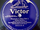 Paul Whiteman 12-inch Rhapsody in Blue Orig 78 rpm 1924 George Gershwin Nice E+