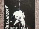 DISCHARGE Never Again LP Compilation PUNK VINYL Vintage Album VG+ 1984 Clay lp12