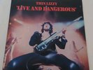 Thin Lizzy Live and Dangerous Vinyl UK 1st 2xLP 1978 Gatefold, W/Inners, VG+/EX