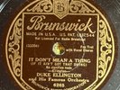 Bruns 6265 Duke Ellington Or DONT MEAN A THING w Ivie Anderson 78 rpm JAZZ E+ 32