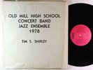 Old Mill High School Concert Band Jazz Ensemble - 1978 LP - Praise Breaks HEAR