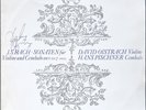 David Oistrakh SIGNED, Pischner: Bach- Sonatas for Violin & Harpsichord / Eterna