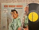 GENE VINCENT ROCKS  LP SCARCE YELLOW LABEL PROMO 1958 ORIGINAL  FILLER