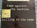 Rage Against The Machine - Killing In The Name 12” Vinyl Record Single VG+