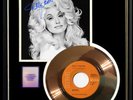 DOLLY PARTON JOLENE GOLD RECORD 45 RPM W-PRINTED SIGNED AUTOGRAPH RARE