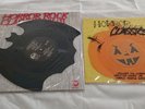 HALLOWEEN HORROR ROCK CLASSICS 1 & 2 PUMPKIN VAMPIRE BAT SHAPED VINYL NEW