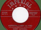 BOBBY MITCHELL & TOPPERS Nothing Sweet as You / I Wish I Knew 45rpm Imperial '55
