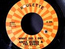 ANITA HUMES & The ESSEX - What Did I Do? Nr MINT northern SOUL '64 Roulette 45