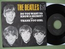 BEATLES 45 - Do You Want To Know A Secret / Thank You Girl - VJ 587 - W/ PS