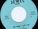 Banny Price '65 You Know I Love You VG++ Jewel Northern Soul original press hole