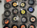 Collection of 50+ vinyl Records Singles Beatles, Doobie Brothers, Billy Joel