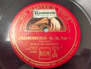 VIOLIN 78 rpm. PABLO DE SARASATE. Zigeunerweisen op. 20. Part 1 &2