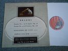 HMV alp 1282, red-gold: Brahms sonatas, Fischer, Gioconda de Vito violin.