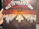 Metallica Master of Puppets Vinyl Record Autographed