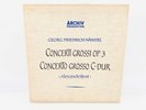 HANDEL: CONCERTI GROSSI OP.3 2XLP Box Set, ARCHIV, Wenzinger, Excellent, GR8