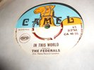 the federals   vinyl 45       CAMEL      In this world/you better call on me