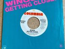 Paul McCartney Getting Closer NM WLP DJ COPY Promo 45 & Pic Sleeve WINGS BEATLES
